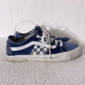 Vans Blue Suede Bess No Check Off Lace Up Sneakers 10